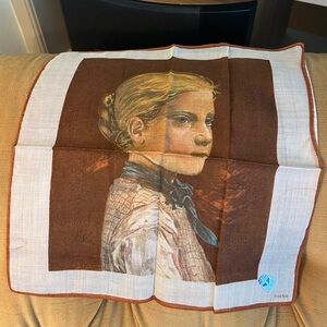 Portrait Swiss Artist Handkerchief